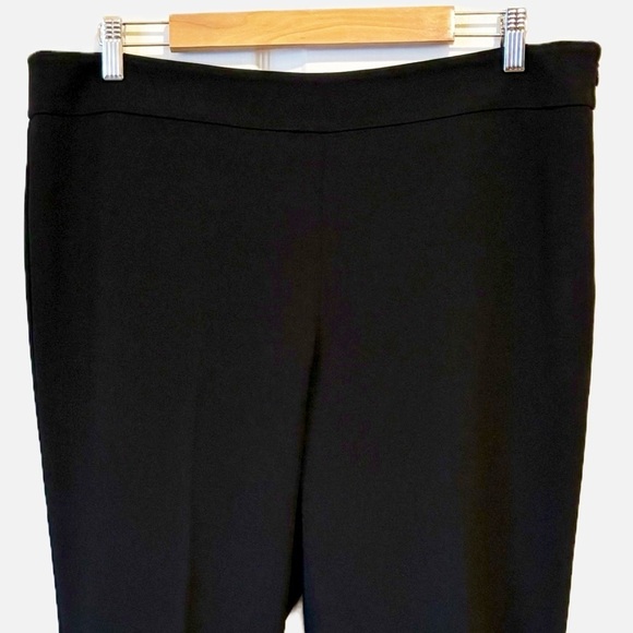 Talbots Black Dressy Side Zip Black Lined Dress Pants Women’s Size 14 - Picture 2 of 9